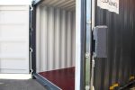 Contenedor marítimo 10 pies ISO estándar – 3 metros acero Corten (gris RAL 7024)
