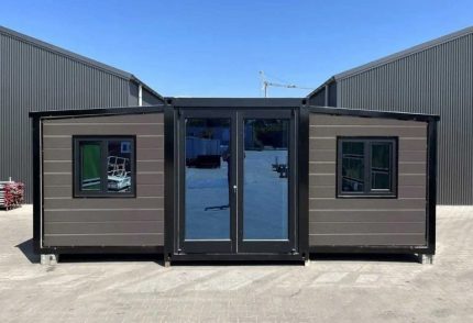 Tiny house XXL «Dallas De Luxe» 12 metros – chalet plegable de 3 dormitorios con acabados premium