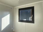 Contenedor oficina y vivienda 5×2,4 m con baño completo y ducha (aislamiento 7,5 cm)