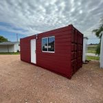 Casa contenedor 20 pies HC equipada – tiny house llave en mano (fibrocemento y diseño moderno)