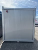 Contenedor oficina 6 m monobloque aislado – gris plata con cristales espejados (modelo nueva edición)