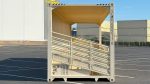 Tribuna móvil contenedor 40 pies HC – 74 plazas (abatible y transportable)