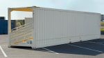 Tribuna móvil contenedor 40 pies HC – 74 plazas (abatible y transportable)