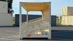 Tribuna móvil contenedor 40 pies HC – 74 plazas (abatible y transportable)
