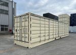 Contenedor marítimo 40 pies High Cube Open Side – beige (nuevo – apertura total 12 m)