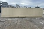 Contenedor marítimo 40 pies High Cube Open Side – beige (nuevo – apertura total 12 m)