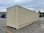 Contenedor marítimo 40 pies High Cube Open Side – beige (nuevo – apertura total 12 m)