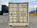 Contenedor marítimo 40 pies High Cube Open Side – beige (nuevo – apertura total 12 m)