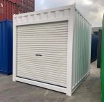Contenedor de 10 pies con puerta enrollable – caja de almacenamiento compacta (disponible versión Offshore DNV)