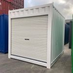 Contenedor de 10 pies con puerta enrollable – caja de almacenamiento compacta (disponible versión Offshore DNV)