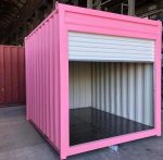 Contenedor de 10 pies con puerta enrollable – caja de almacenamiento compacta (disponible versión Offshore DNV)