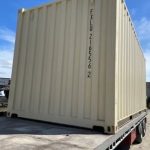 Contenedor marítimo 20 pies nuevo «primer viaje» – beige (descuentos por volumen)