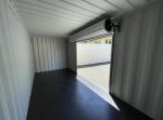 Contenedor marítimo 20 pies nuevo con puerta enrollable lateral – beige (un solo viaje)