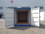 Contenedor 20 pies «Double Door» (túnel) nuevo – azul (doble acceso frontal/trasero)