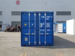 Contenedor 20 pies «Double Door» (túnel) nuevo – azul (doble acceso frontal/trasero)