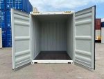 Contenedor marítimo de 10 pies (3 metros) – caja de almacenamiento compacta de acero (dimensiones ISO)