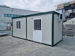 Monobloque de oficina 6×2,5 m (15 m²) – con aire acondicionado Hisense y rejas de seguridad