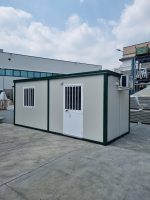 Monobloque de oficina 6×2,5 m (15 m²) – con aire acondicionado Hisense y rejas de seguridad