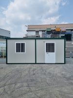 Monobloque de oficina 6×2,5 m (15 m²) – con aire acondicionado Hisense y rejas de seguridad
