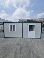 Monobloque de oficina 6×2,5 m (15 m²) – con aire acondicionado Hisense y rejas de seguridad