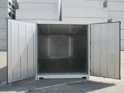 Contenedor frigorífico de 20 pies (reefer) – cámara frigorífica Plug & Play con control remoto GPS (opcional)