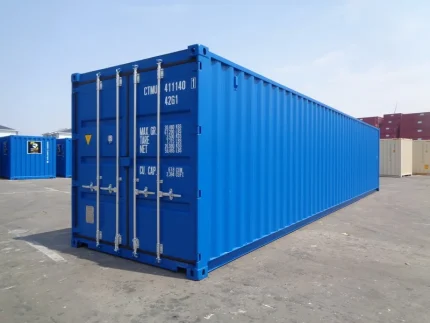 Contenedor marítimo 40 pies High Cube (HC) – altura extra 2,89 m (volumen máximo de almacenamiento)