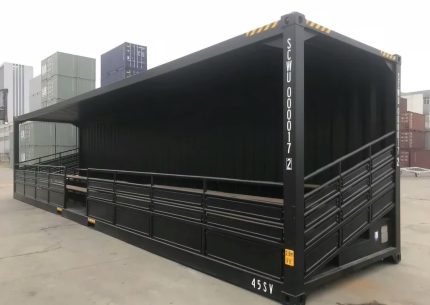 Contenedor tribuna móvil cubierta – montaje de gradas para eventos (disponible 6 m y 12 m)