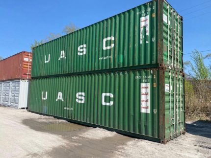 Contenedor marítimo 40 pies High Cube (HC) usado – 12 metros altura extra