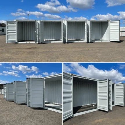 Contenedor 40 pies High Cube «Open Side» nuevo – apertura lateral total (sin pilar central)
