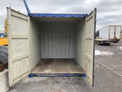 Contenedor marítimo 10 pies usado (estándar) – caja compacta 3 metros de acero Corten