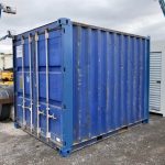 Contenedor marítimo 10 pies usado (estándar) – caja compacta 3 metros de acero Corten