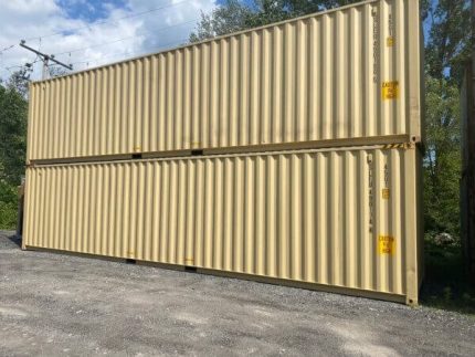 Contenedor marítimo 40 pies High Cube (HC) – 12 metros con altura extra (nuevo/primer viaje)