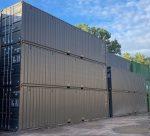 Contenedor marítimo 40 pies High Cube (HC) – 12 metros con altura extra (nuevo/primer viaje)