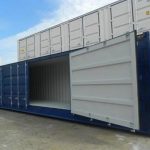 Contenedor marítimo 40 pies Open Side (OS) – acceso lateral total (nuevo – acero Corten)