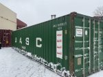 Contenedor marítimo 40 pies usado (estándar) – 12 metros de acero Corten