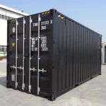 Contenedor 20 pies High Cube (HC) nuevo «primer viaje» – negro (6 m x 2,90 m)