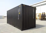 Contenedor 20 pies High Cube (HC) nuevo «primer viaje» – negro (6 m x 2,90 m)