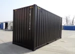 Contenedor 20 pies High Cube (HC) nuevo «primer viaje» – negro (6 m x 2,90 m)