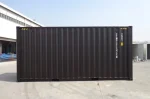Contenedor 20 pies High Cube (HC) nuevo «primer viaje» – negro (6 m x 2,90 m)