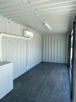 Contenedor de oficina «Glass Studio» 20 pies – maxiventana corredera de 4,5 m y aire acondicionado (nuevo)