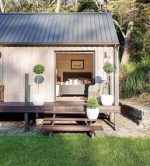 Casa modular moderna de madera con terraza incluida
