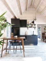 Casa modular moderna de madera con terraza incluida