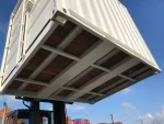 Contenedor marítimo 10 pies estándar (nuevo primer viaje) – caja 3 metros blanca de acero Corten