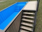 Piscina en contenedor 6 m × 2,5 m – completa, moderna y lista para instalar