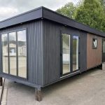 Contenedor T2 Overson Wood – chalet modular premium 11,50 x 4,00 m