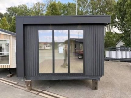 Contenedor T2 Overson Wood – chalet modular premium 11,50 x 4,00 m