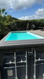 Piscina contenedor 8 m – diseño moderno y alta gama