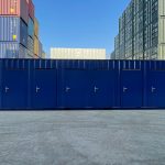 Contenedor 40 pies High Cube «Multibox» – 8 compartimentos con puertas peatonales (self storage)