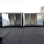 Contenedor 40 pies High Cube «Multibox» – 8 puertas laterales (self storage / obra)
