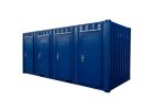 Contenedor 20 pies High Cube «Multibox» – 4 compartimentos independientes (uso self storage)
